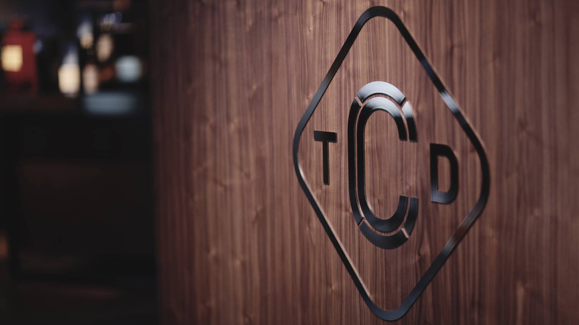 Welcome sign with The Clydeside Distillery’s logo