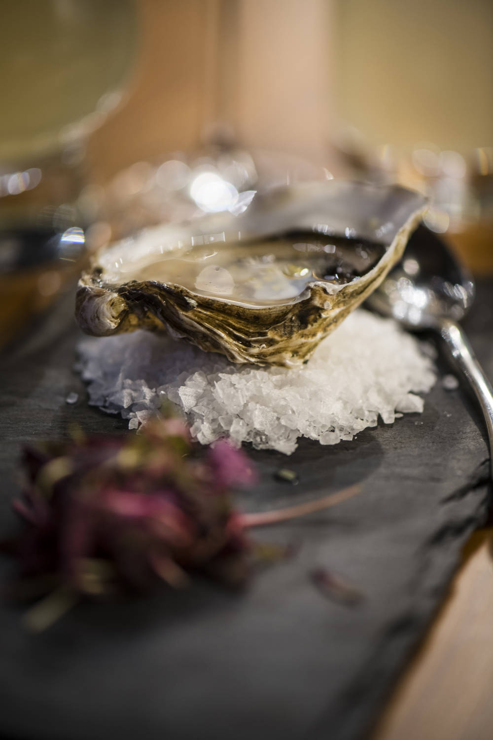 Loch Fyne Oysters during a Private dining experience