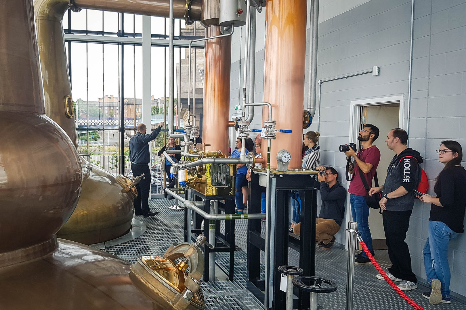 Clydeside Distillery Tour in progress