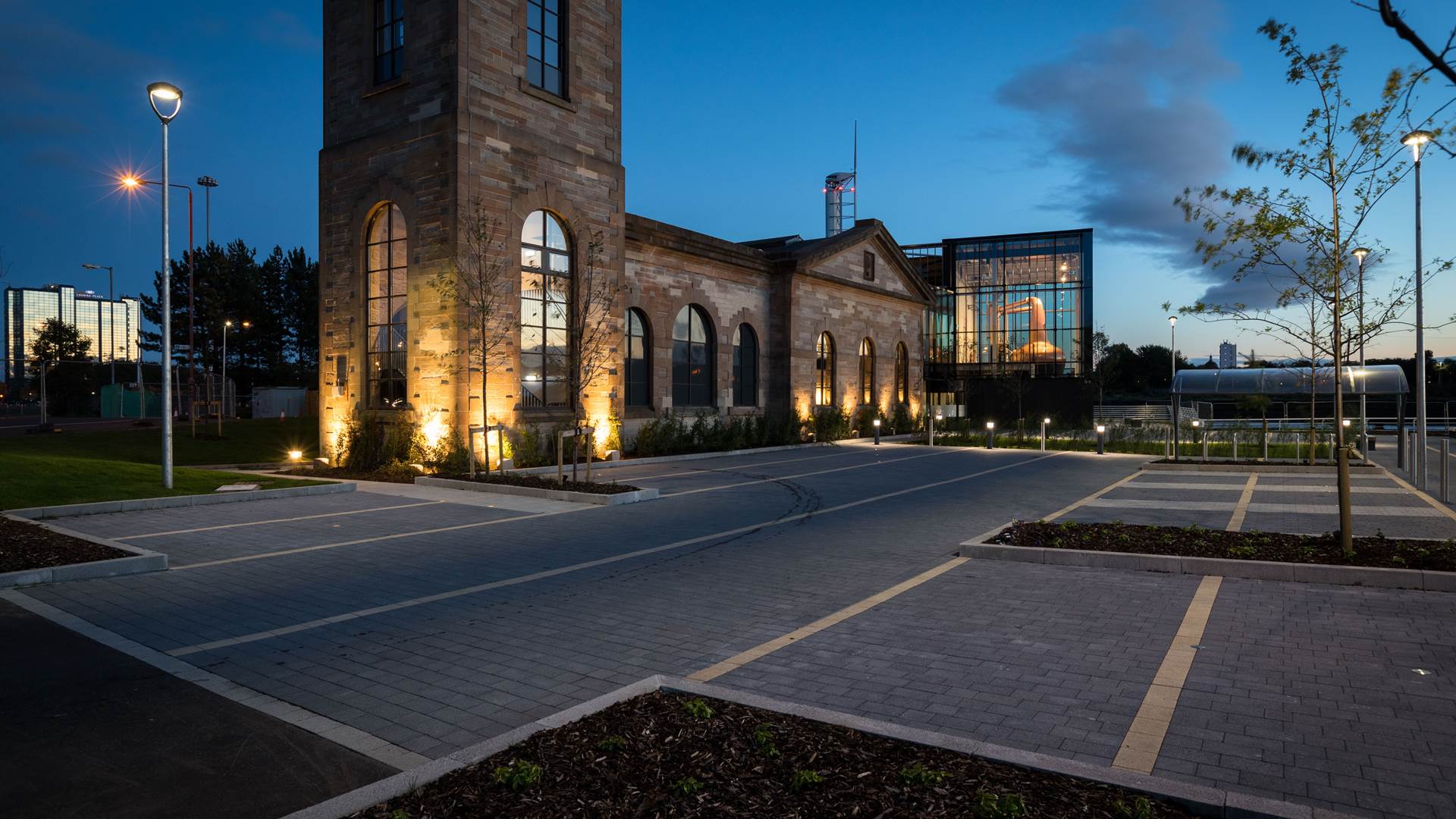 Car park space available at The Clydeside Distillery